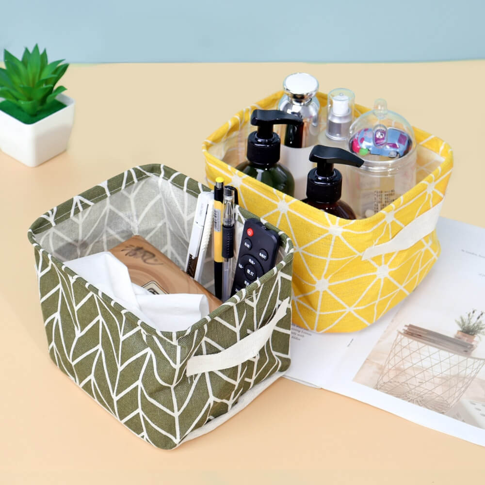 Foldable Multi Purpose Storage Boxes (Pack Of 4)