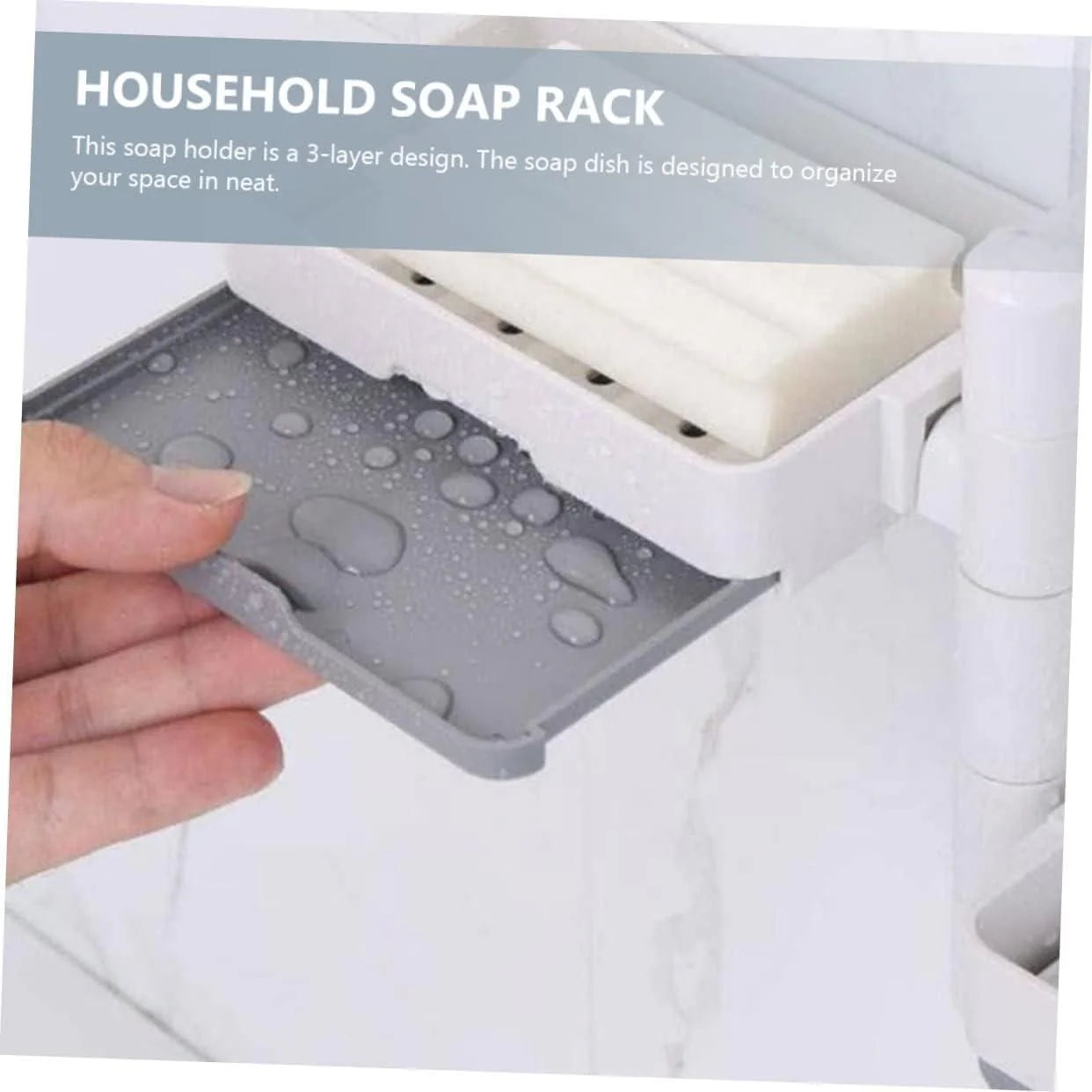 3 LAYER SOAP DISH HOLDER
