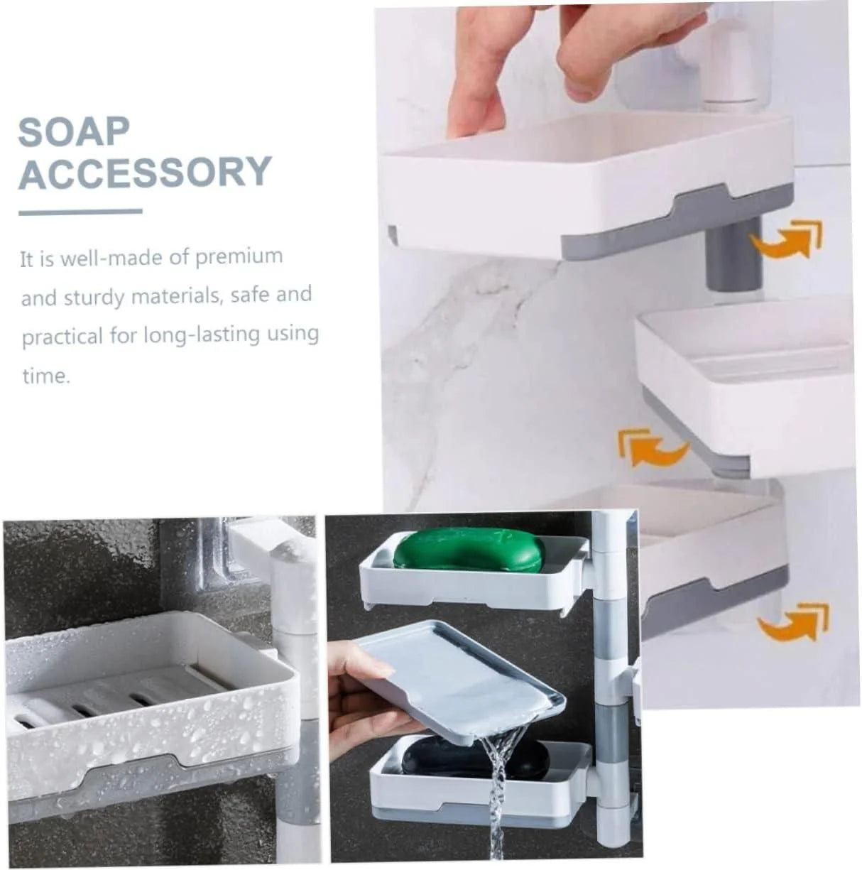 3 LAYER SOAP DISH HOLDER