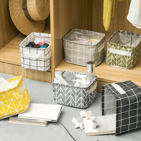 Foldable Multi Purpose Storage Boxes (Pack Of 4)
