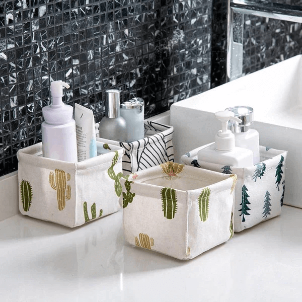 Foldable Multi Purpose Storage Boxes (Pack Of 4)